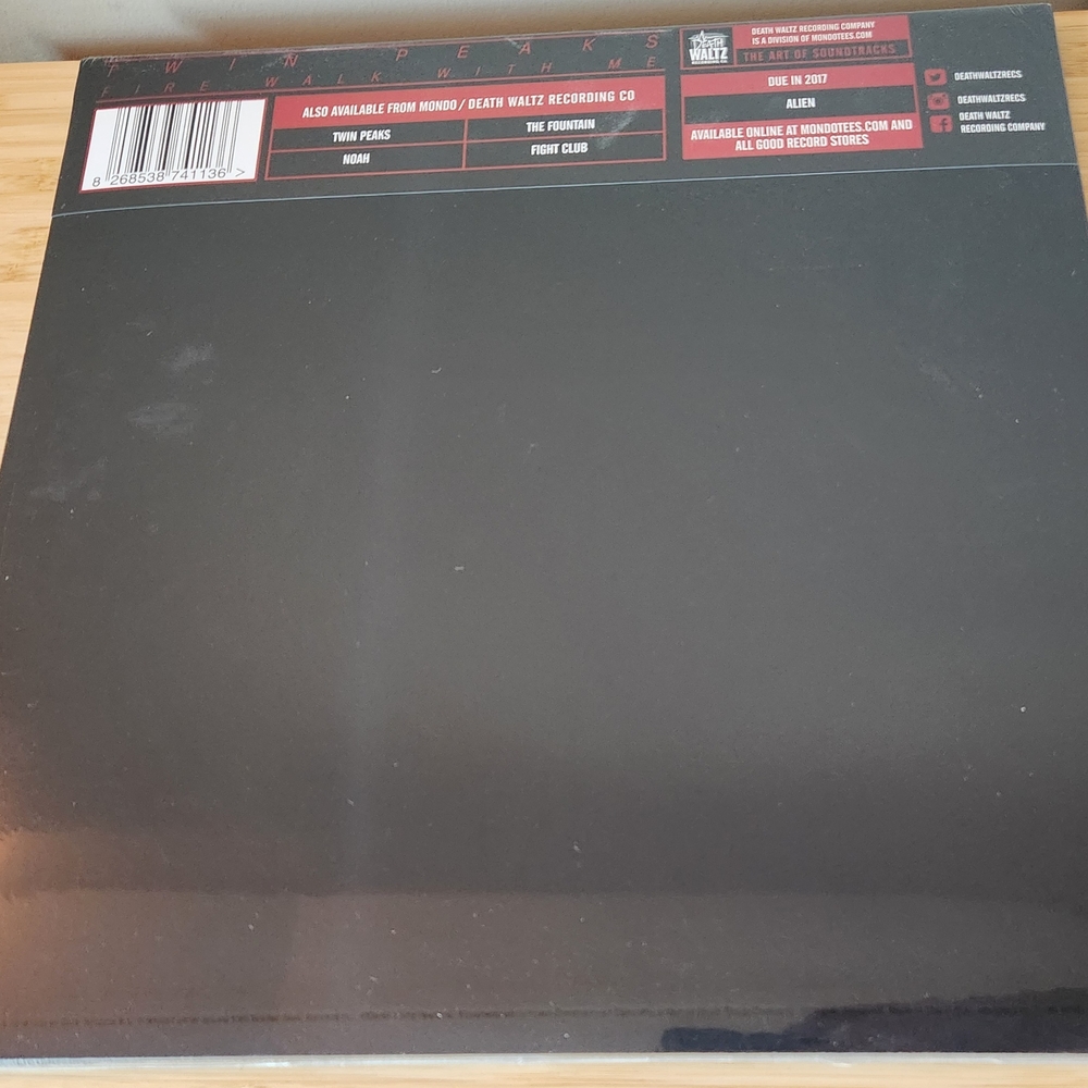 Twin Peaks Fire Walk With Me Soundtrack Vinyl - Picture 3 of 4